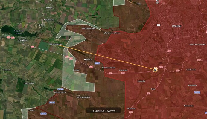 На полигон окупантов под Донецком прилетел HIMARS - очень много "200-х"