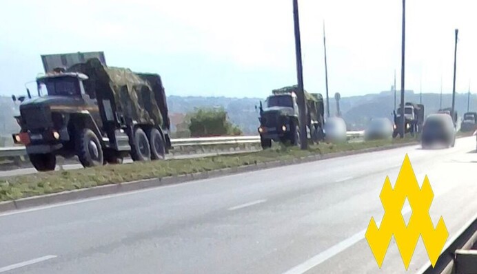 Партизани зафіксували перекидання боєприпасів та техніки росіян з Криму на Курщину