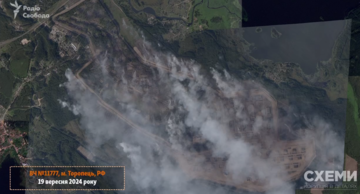 "Майже повністю знищений": в мережі показали наслідки нічних ударів по складу БК в Тверській області