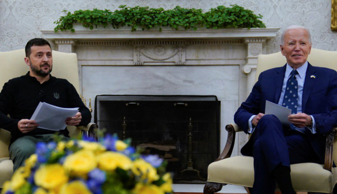 Зеленський і Байден зустрілись у Білому домі