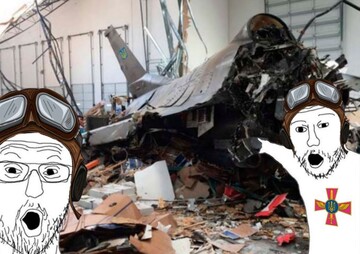 Російське посольство відзначилося фейковим фото літака F-16 "збитого в Україні"