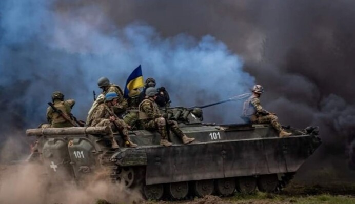 Блогер Шрайк показав карту просування ЗСУ та окупантів за останній рік