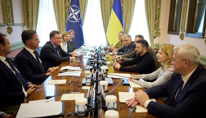 Зеленский встретился с Рютте в Киеве: главные тезисы их заявлений