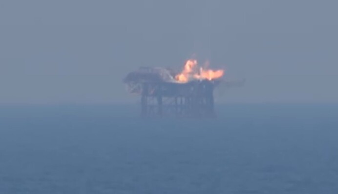 Украинские бойцы отбили у россиян несколько газодобывающих башен возле острова Змеиный