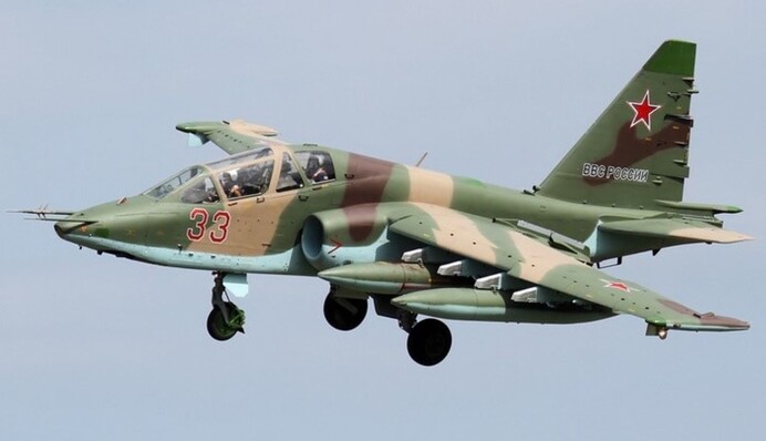 Біля Костянтинівки збили російський Су-25