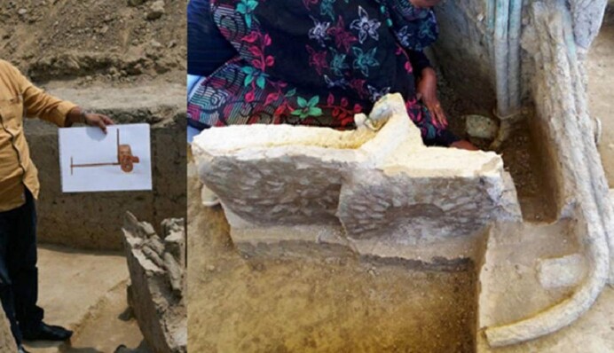 В Индии в элитной гробнице обнаружили военную машину, которой 4 тысячи лет