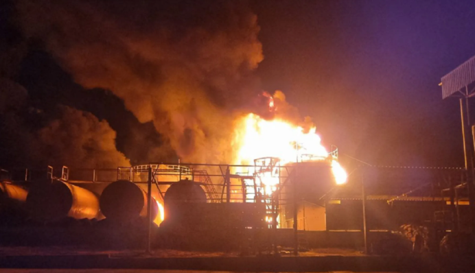 Феодосія передала естафету: ЗСУ атакували склад з пальним в  окупованих Ровеньках