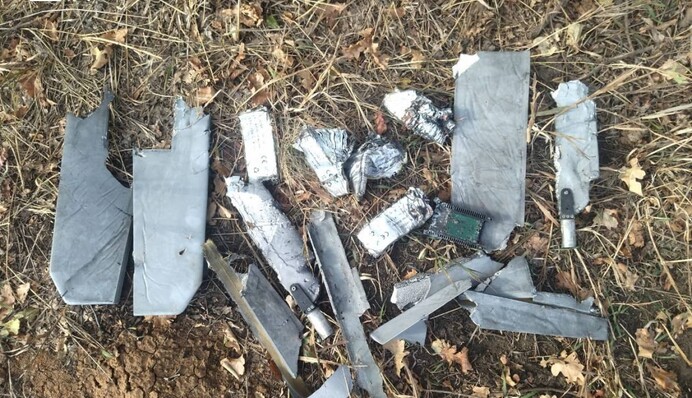 Прикордонники збили російський дрон зі стрілецької зброї