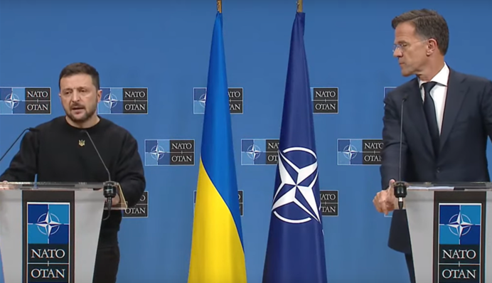Зеленский на встрече с Рютте: Украина заслуживает стать 33-м членом НАТО