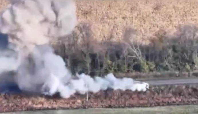 Украинские десантники показали ликвидацию взвода морпехов РФ на Курщине