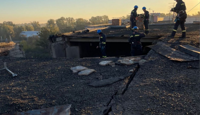 На Киевщине полиция фиксирует последствия российской атаки БпЛА