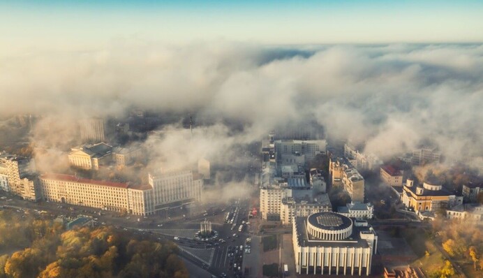 У Києві знову підвищений рівень забруднення повітря