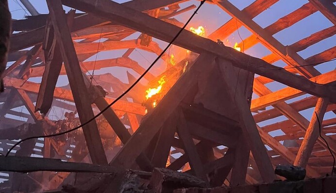 В ГосЧС показали последствия ударов россиян по Хмельницкой области