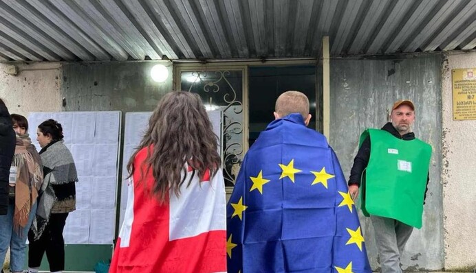 В Грузии на выборах начались фальсификации и драки