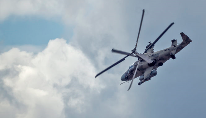 Російський військовий гелікоптер розбився у Керченській протоці: що відомо