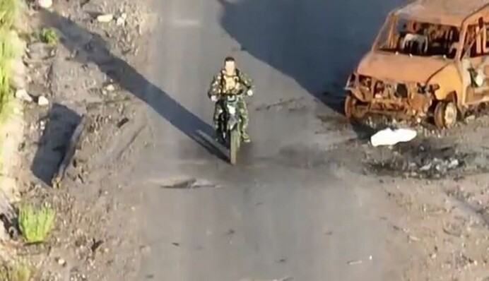 «Теперь катаются в аду»: Киевская бригада уничтожила вражеских «мотоциклистов» на Бахмутском направлении