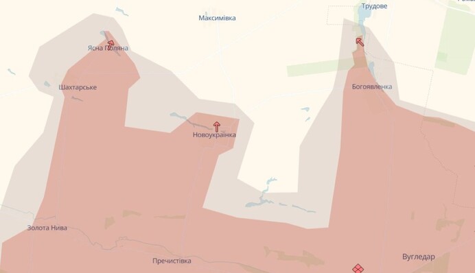 DeepState зафіксував захоплення ворогом двох сіл на Донеччині