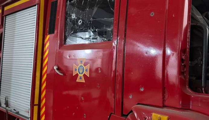 Под вражеской ракетной атакой оказалась пожарная часть Одесской области