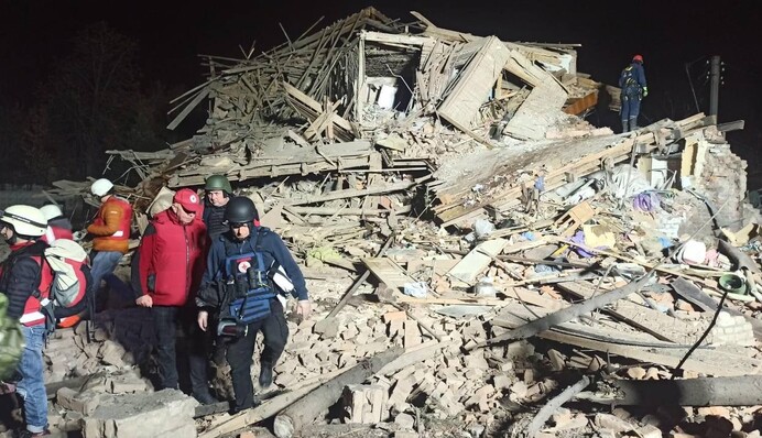 РФ вдарила по дислокації поліцейських у Харкові: один загинув, десятки поранені