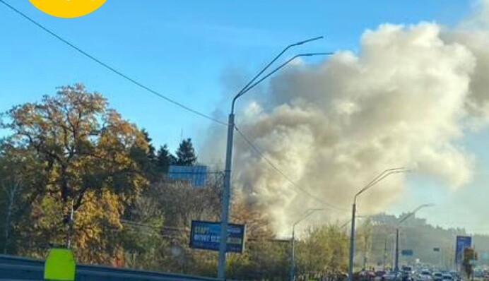 В Киеве в сетевом ресторане произошел пожар