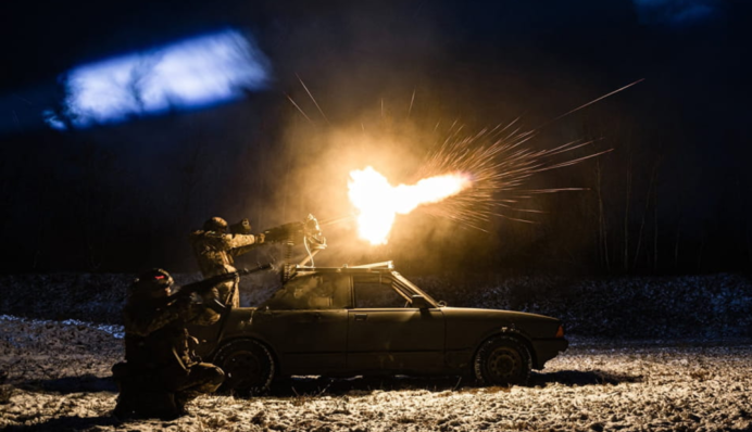 Россияне запустили ночью 63 