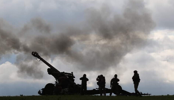Войска РФ увеличили применение ствольной артиллерии в Луганской области