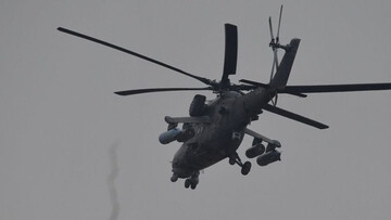 Під Москвою спалили штурмовий вертоліт