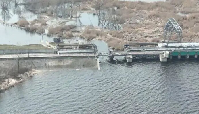 З'явилось відео моменту підриву Курахівської дамби: чим дії окупантів можуть допомогти ЗСУ