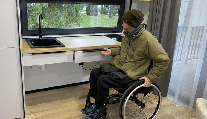 ​На Рівненщині запрацювало безбар’єрне модульне містечко для реабілітації військових і цивільних