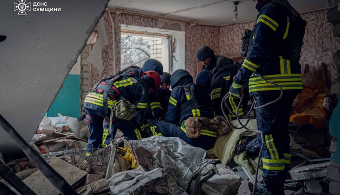 ​У Глухові завершили пошукову операцію на місці ворожого удару