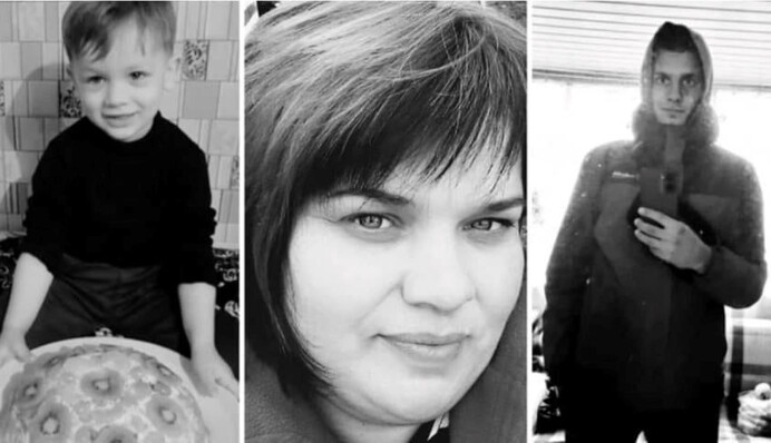 Вижив тільки батько: з'явились фото мами  з дітьми, загиблими у Глухові