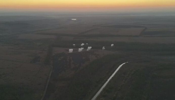 Генштаб ВСУ показал, как работают огнеметные системы 