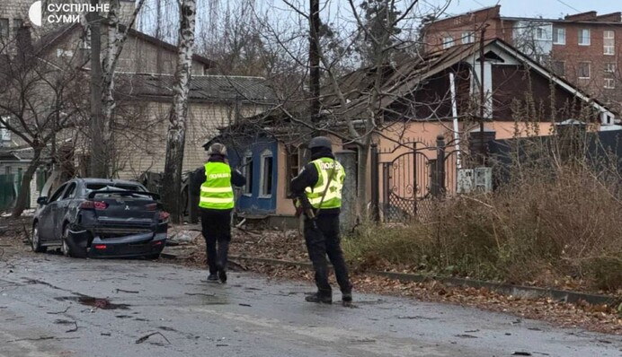 У Сумах є загиблі і поранені внаслідок російського удару
