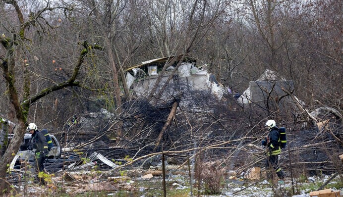 Падіння літака у Вільнюсі: поліція не виключає версію теракту