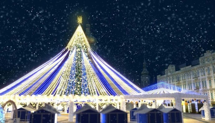 Киев объявил решение об установлении Главной новогодней елки
