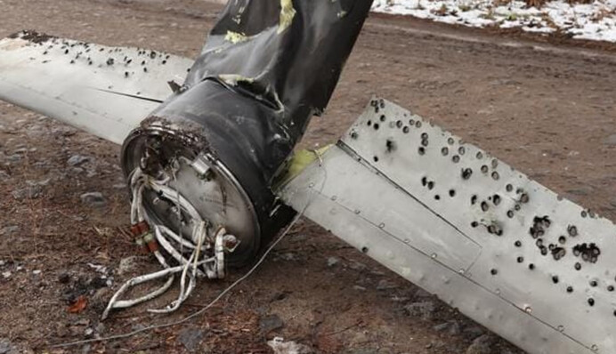 ​У Повітряних силах показали крилату ракету, збиту під час ворожої атаки в центрі України