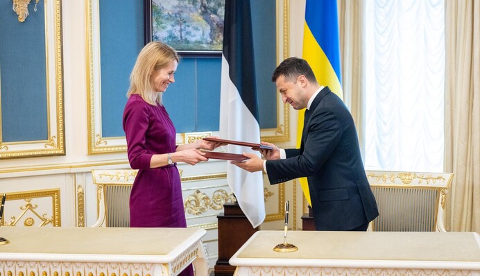 Першочергова потреба - в системах ППО: Володимир Зеленський зустрівся з Каєю Каллас