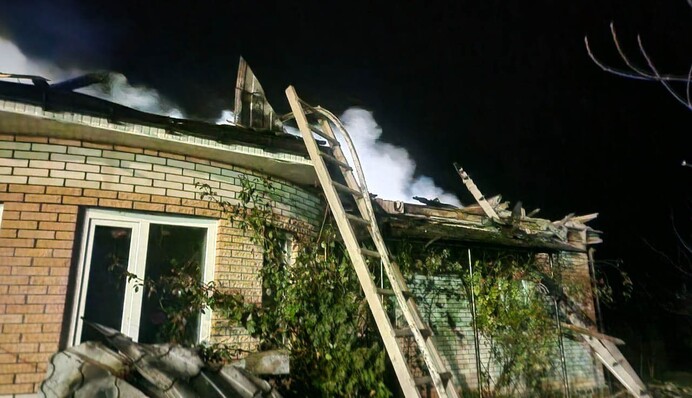 БпЛА атакував на Вінничині будинок подружжя з трьома дітьми
