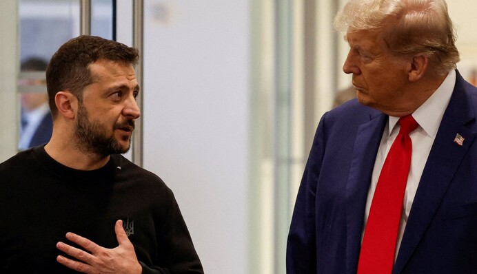 Зеленський зустрівся з Трампом