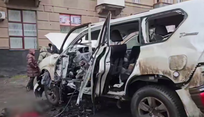 В підірваній у Донецьку автівці могла бути "жирна ціль", причетна до теракту в Оленівці