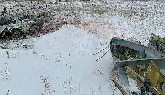 У Росії заявили, що передали Україні тіла військовополонених, які загинули під час аварії в Бєлгородській області військового літака