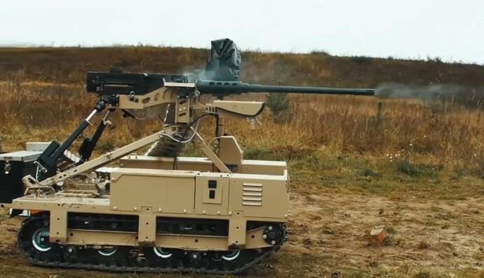 На озброєння ЗСУ надійшов Droid TW 12.7 — український роботизований комплекс з кулеметом Browning