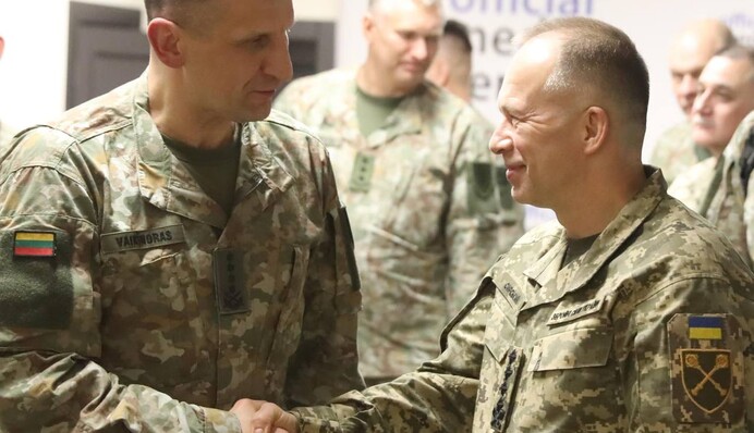 ​Сирський: Литва продовжить підготовку особового складу Сил оборони України