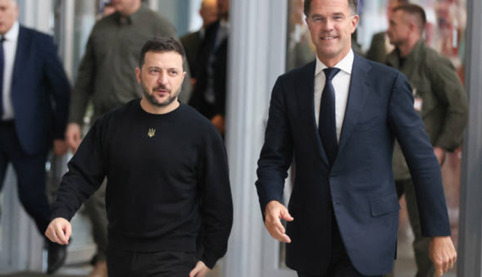 "Гарантии безопасности и усиление ВСУ": Зеленский встретился с генсеком НАТО Рютте