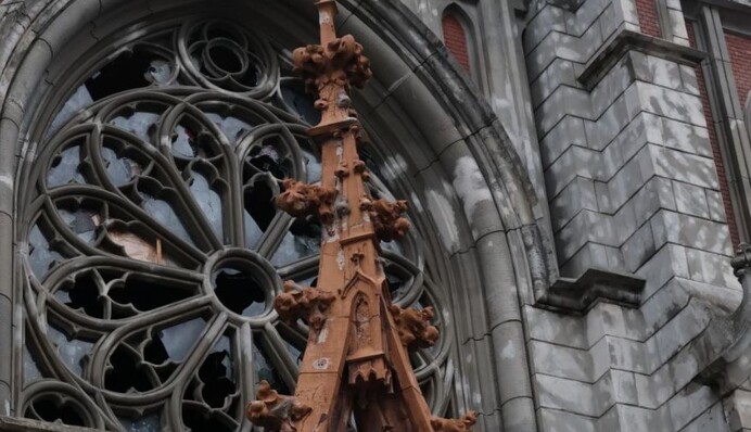 Чи отримав пошкодження костел Святого Миколая у Києві - з'явилось відео