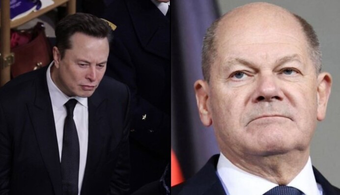 Ілон Мак образив Олафа Шольца, назвавши його бовдуром та г***м