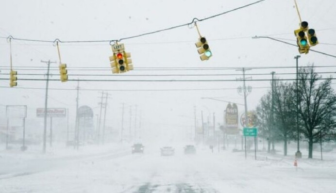 На США надвигается снежный шторм в форме пениса – сети засыпали шутками