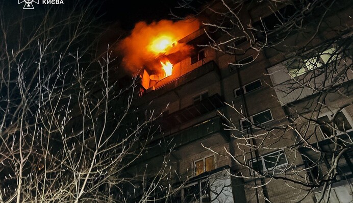 Внаслідок пожежі в київській багатоповерхівці загинуло дві людини