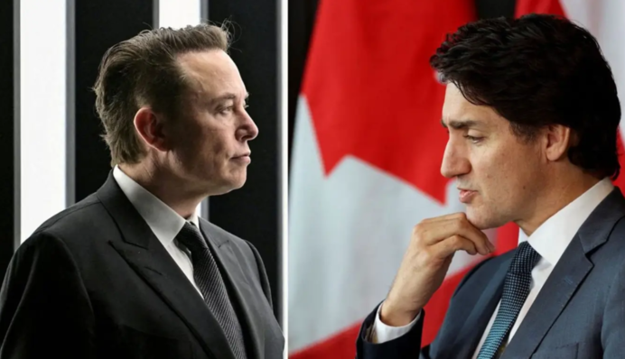 Ілон Маск публічно образив прем’єра Канади Трюдо, назвавши його 