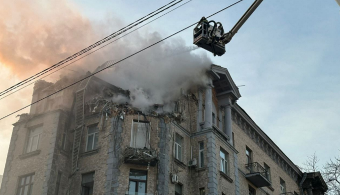В Киеве задержали женщину, причастную к новогодней воздушной атаке на правительственный квартал